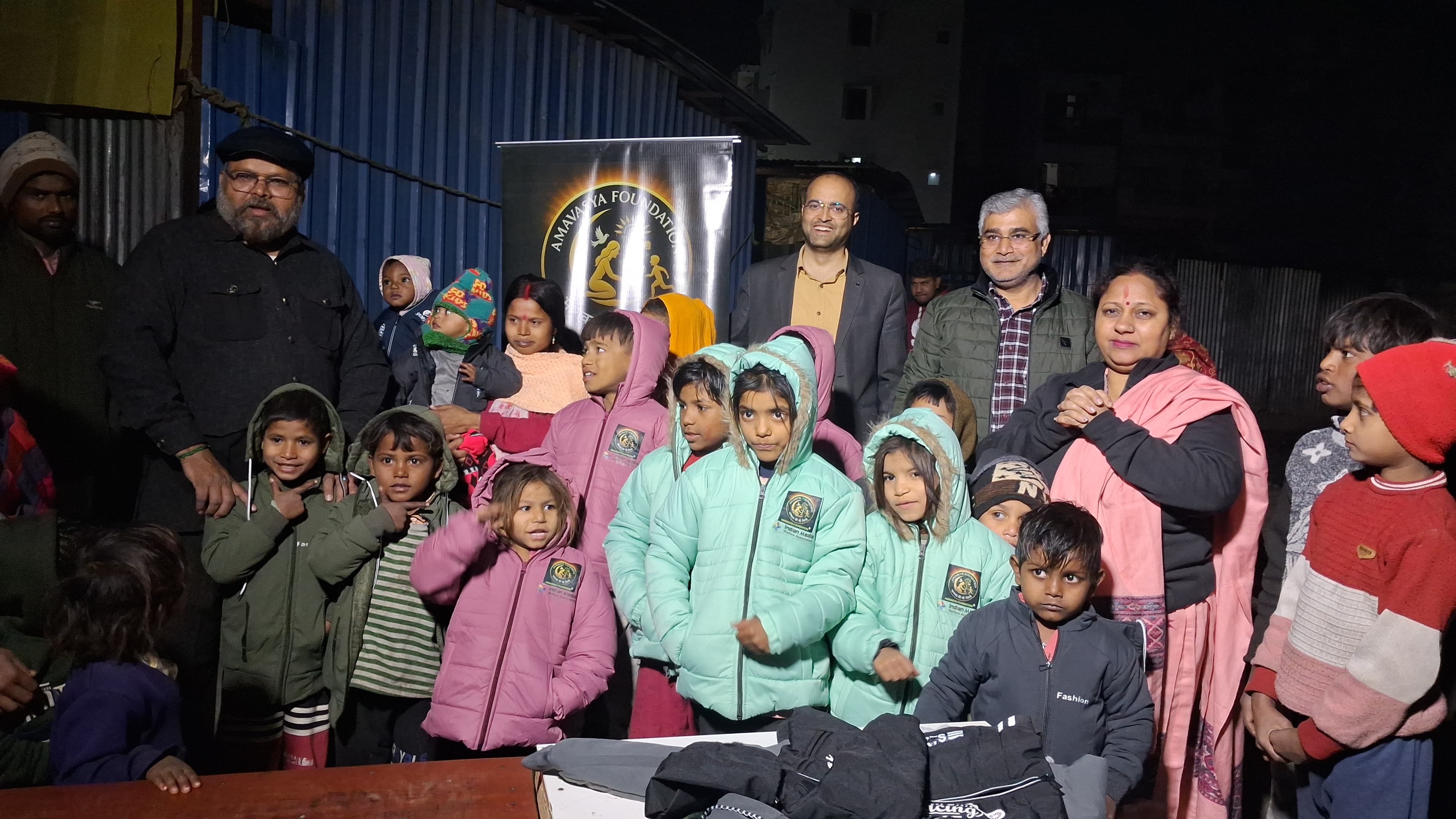 Volunteers coordinating support on the ground